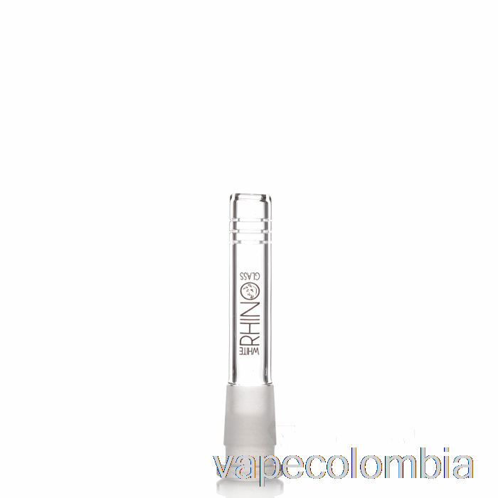 Kit Completo De Vapeo White Rhino 19/14 Con Vástago De Vidrio De 3,5 Pulgadas